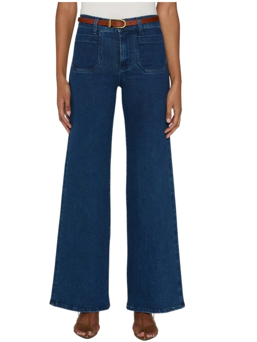 BNWT FRAME LE SLIM PALAZZO JEANS